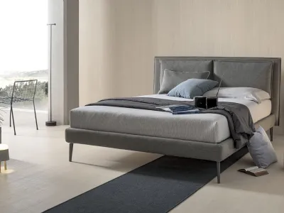 Letto design con testiera regolabile John