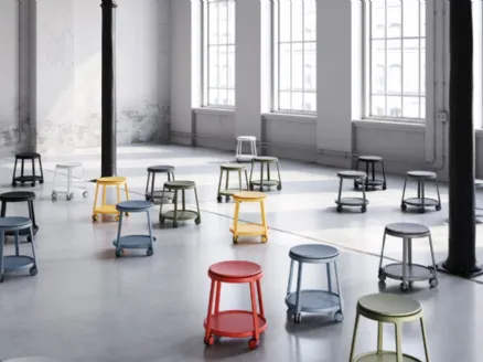 Sgabello Round&Roll Stool di Infiniti