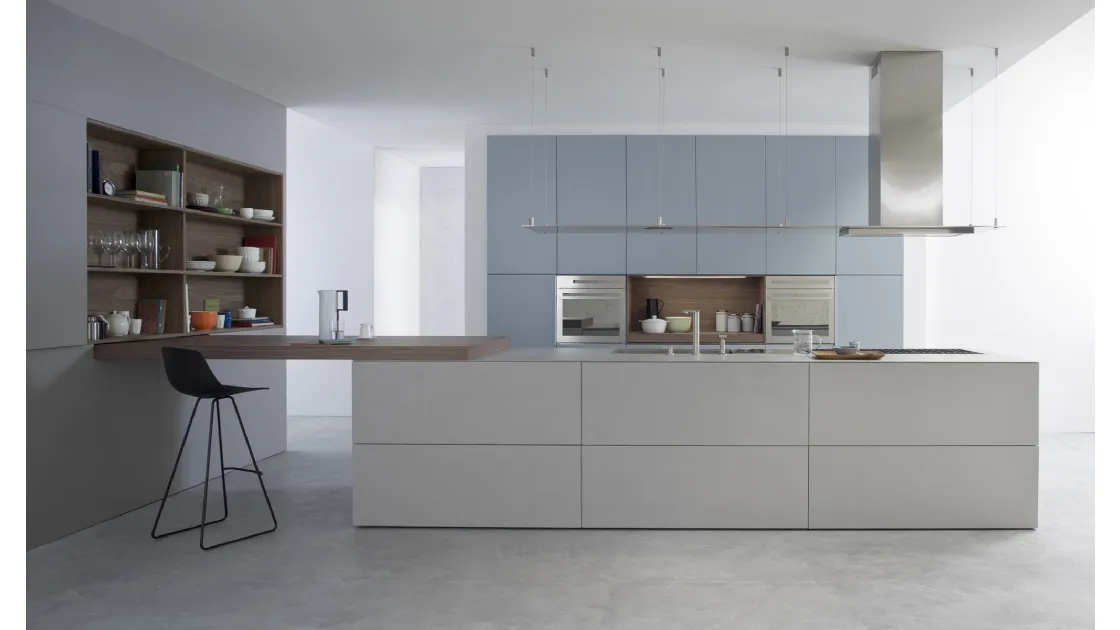 Cucina Design con penisola Surface di Key Cucine